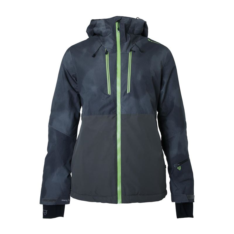 Brunotti Zodiac (grijs) heren ski jassen Brunotti online Brunotti skikleding | alle online skijassen en broeken van