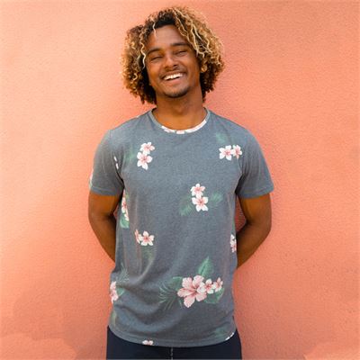 Brunotti Jason-Flower (grau) - herren t-shirts & polos - Brunotti online shop